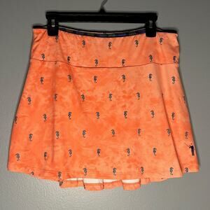 William Murry L Skort Athletic Skirt Seahorse Golf Tennis Pickleball Pull-On